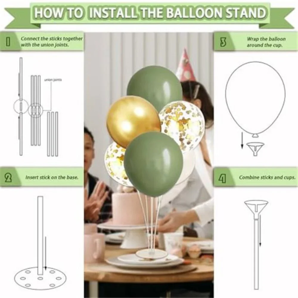 217 PCS Baby Shower Decorations Sage Green Neutral Party Supplies Banner Balloon